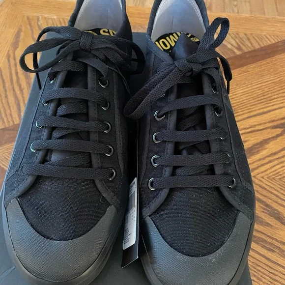 NWT RAF Simon’s Adidas Spirit Low Asymm Black Sneakers, Size 9M